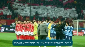 5 أندية.. مصير بطولة الموسم يتحدد بعد مواجهة الأهلي وبيراميدز
